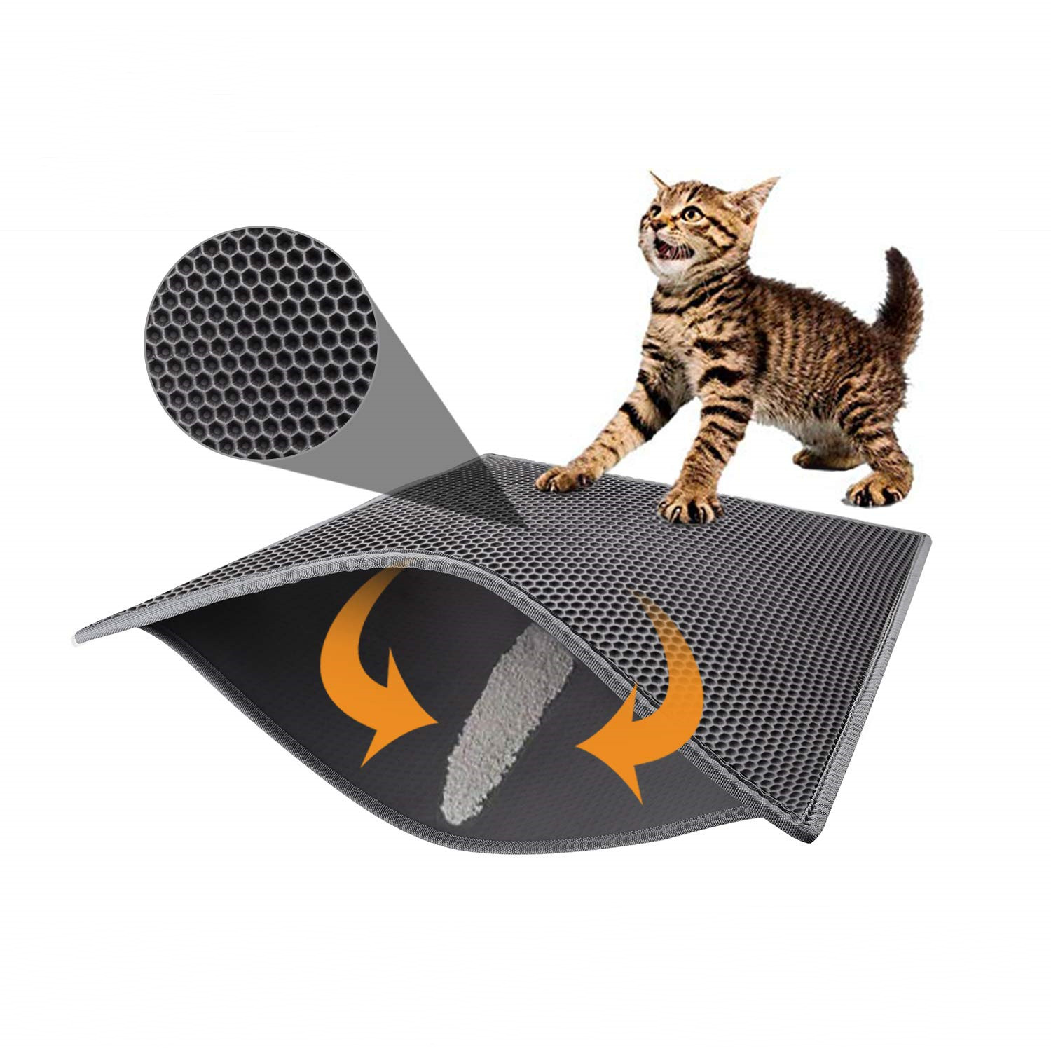 Cat Litter Mat Litter Trapping Mat 30 X 24 Inch Honeycomb